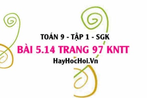 Bài 5.14 trang 97 Toán 9 tập 1 Kết nối tri thức: Trục Đối Xứng Của Đường Tròn